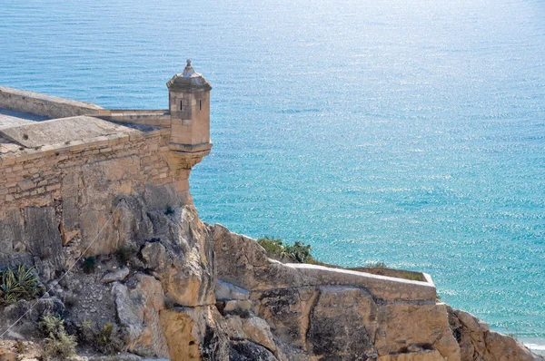 Castelo de Santa Barbara, Alicante (Espanha ) — Fotografia de Stock