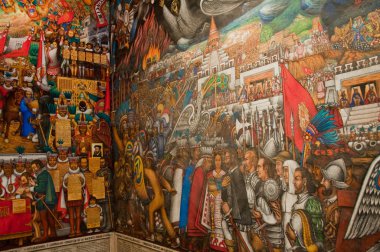 Hükümet Tlaxcala Palace (Meksika, duvar resimleri)
