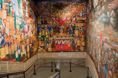 Hükümet Tlaxcala Palace (Meksika, duvar resimleri)