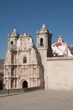 Church of La Soledad, Oaxaca (Mexico) clipart