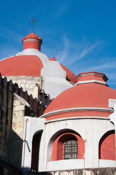 Immaculate conception Cizvit Kilisesi, oaxaca (Meksika bir kubbe) — Stok fotoğraf