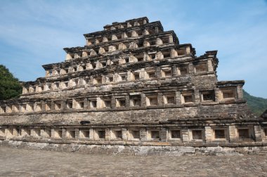 Pyramid of the Niches, El Tajin (Mexico) clipart