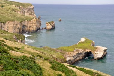 Tünel kumsalda otago Yarımadası, Yeni Zelanda