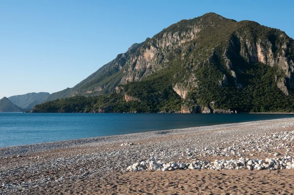 Beach at Cirali, the Turkish Riviera (Turkey) — Stock Photo, Image