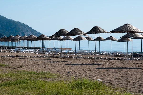 Playa en Cirali, la Riviera Turca (Turquía ) — Foto de Stock