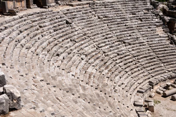 Ancient amphitheater in Myra (Turkey) — Stock Photo, Image