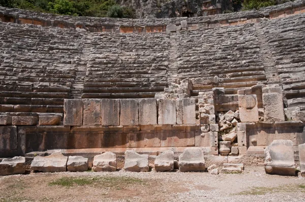 Forntida amfiteater i Myra, Turkiet — Stockfoto