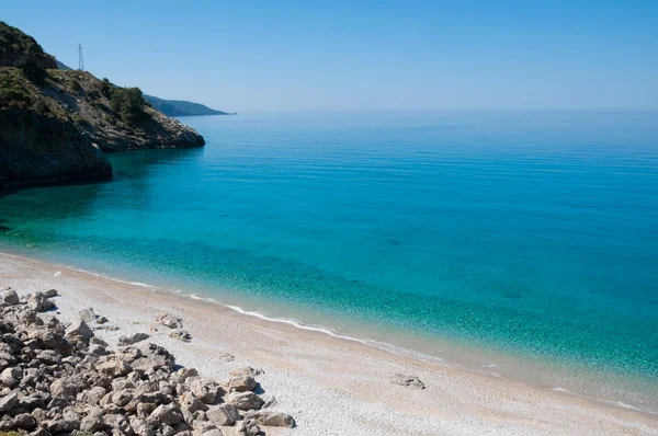 Pláž Oludeniz, Fethiye (Turecko) — Stock fotografie