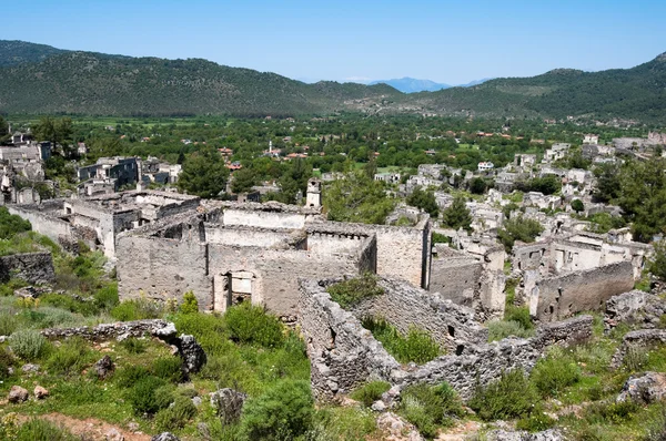 Hayalet şehir Kayaköy (Türkiye) — Stok fotoğraf