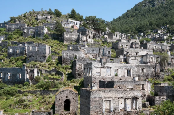 Ghost town of Kayakoy, Turkey — Stock Photo, Image