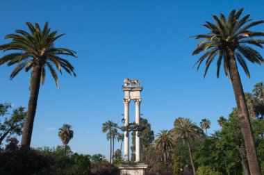 columbus, murillo bahçeleri, seville (İspanya için anıt)