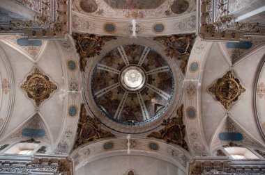 Dome of the church of Saint Mary Magdalene in Seville (Spain) clipart