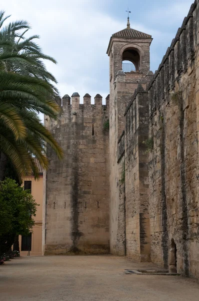 Paredes do Alcazar de Córdoba (Espanha ) — Fotografia de Stock