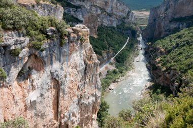 lumbier, tabiatı navarre (İspanya da Foz)