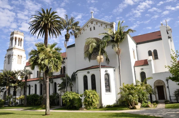 Церкви Божої Матері Скорботній діви, Санта-Барбарі (Каліфорнія) — стокове фото