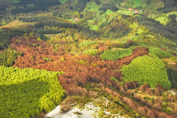 Blick vom Aizkorri-Gebirge, Baskenland, Spanien — Stockfoto