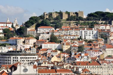 Lizbon gözetleme noktasından sao pedro de alcantara