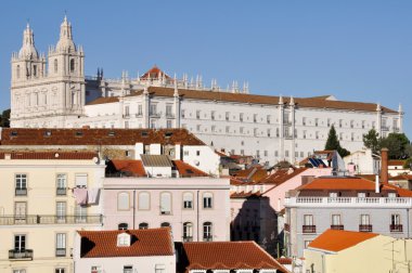 Alfama mahalle ve sao vicente de manastır için bir, Lizbon