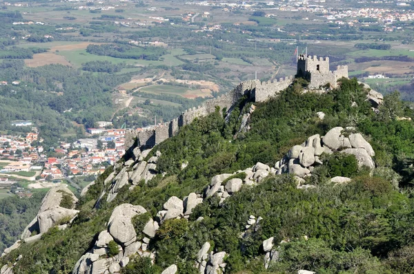 Castillo de los Moros, Castelo dos Mouros, Sintra, Portugal — Foto de Stock