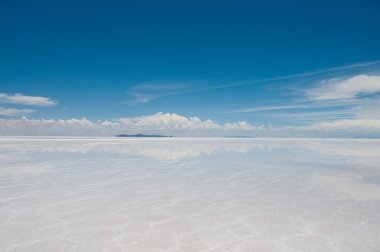 Salar de uyuni, düz Bolivya'da tuz