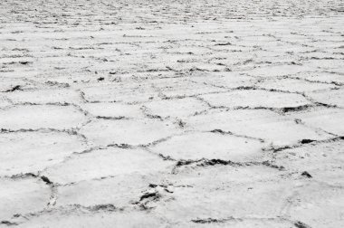 Salar de uyuni, düz Bolivya'da tuz
