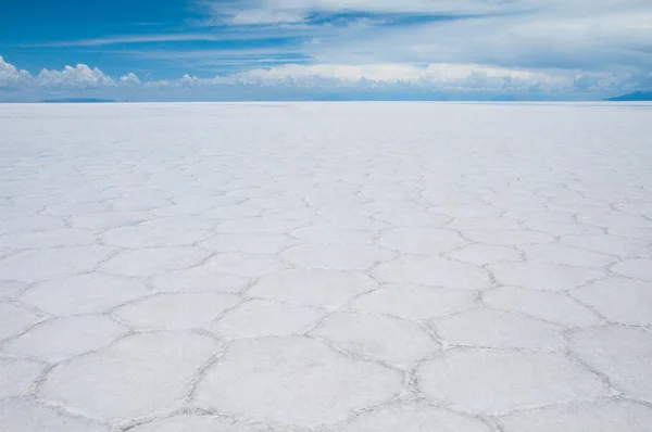 Salar de Uyuni, Salt flat in Bolivia — Stock Photo, Image