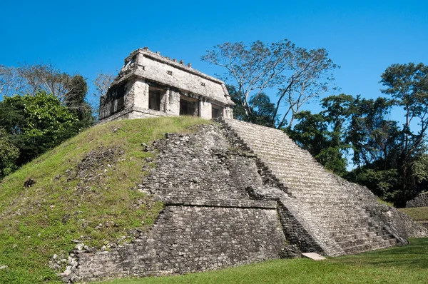 Starověké mayské město palenque (Mexiko) — Stock fotografie