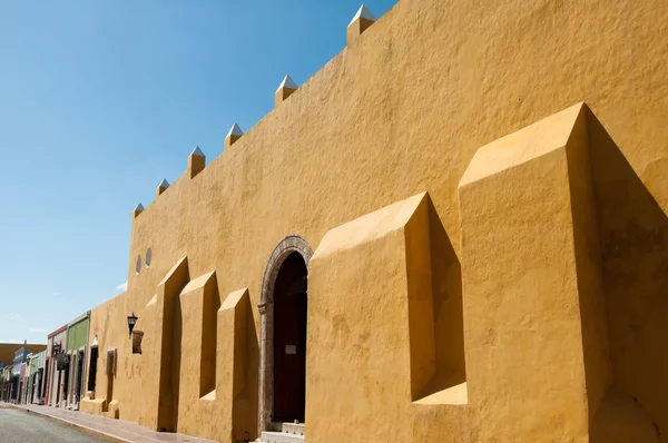 Colonial architecture in Campeche (Mexico) — Stock Photo, Image