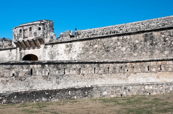 Land gate, Walls of Campeche (Mexico) — Stock Photo, Image