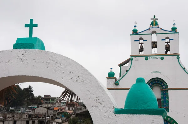 Kościół san juan chamula, Meksyk — Zdjęcie stockowe