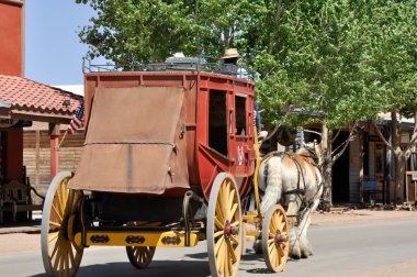 Stagecoach in Tombstone, Arizona clipart