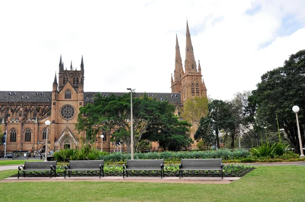St. mary's kathedraal, sydney, Australië — Stockfoto