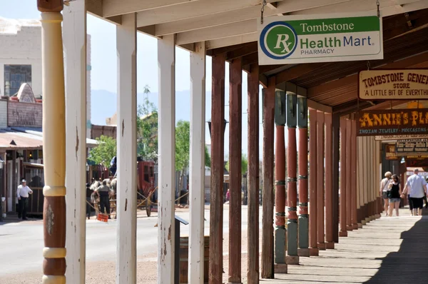 Historische Gebäude in Grabstein, arizona — Stockfoto