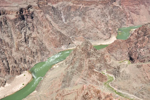 Coloradofloden från platån point, south rim, arizona — Stockfoto