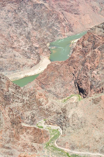 Sungai Colorado dari Plateau Point, South Rim, Arizona — Stok Foto