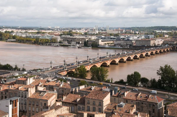 Saint Pierre bridge at Bordeaux, France — Stock Photo, Image