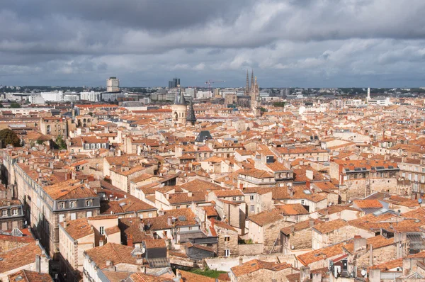 A légi felvétel a város Bordeaux, Franciaország — Stock Fotó