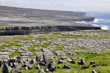 dun aengus, Inishmore, İrlanda aran Islands yakınındaki uçurumlar