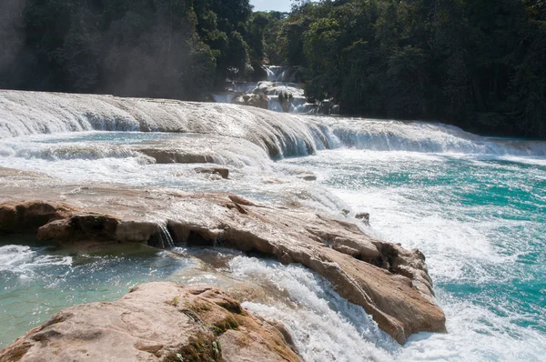 Agua Azul Waterfalls, Τσιάπας, Μεξικό — Φωτογραφία Αρχείου