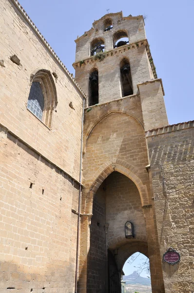 Kerk van san juan bautista, laguardia, alava (Spanje) — Stockfoto