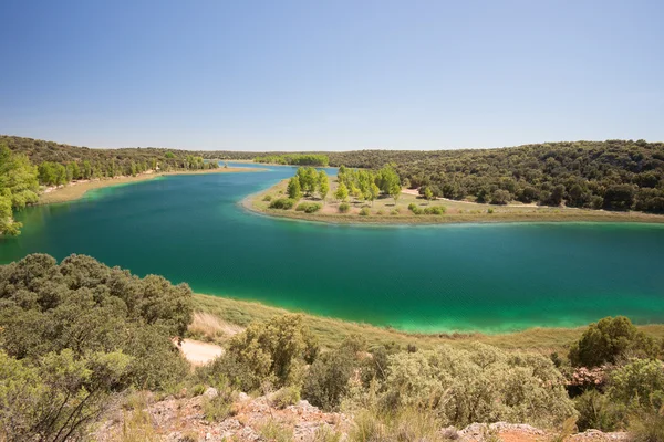 Conceja lagun, ruidera naturpark, castilla-la mancha (Spanien) — Stockfoto