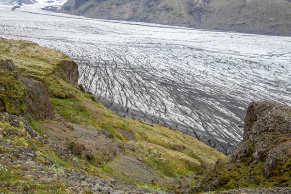 Skaftafell lodowiec, Vatnajokull park narodowy, Islandia — Zdjęcie stockowe