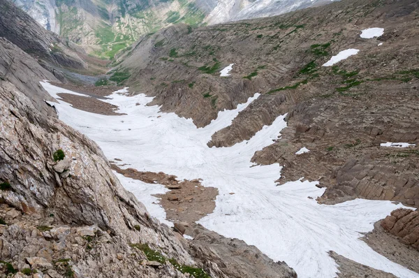 Glaciala dalen i Pyrenéerna, Spanien — Stockfoto