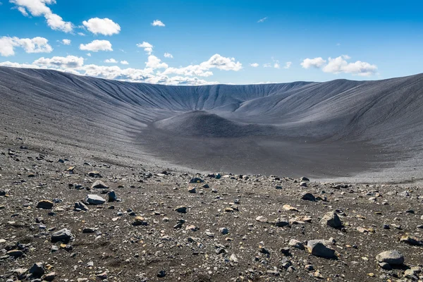 Hverfjall krater Myvatn alanında, Kuzey İzlanda — Stok fotoğraf