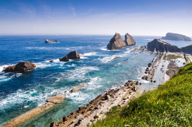 kırık Sahil (costa quebrada), liencres, İspanya