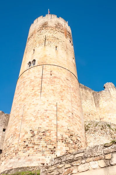 Medieval castle in Najac, Aveyron (France — Stock Photo, Image