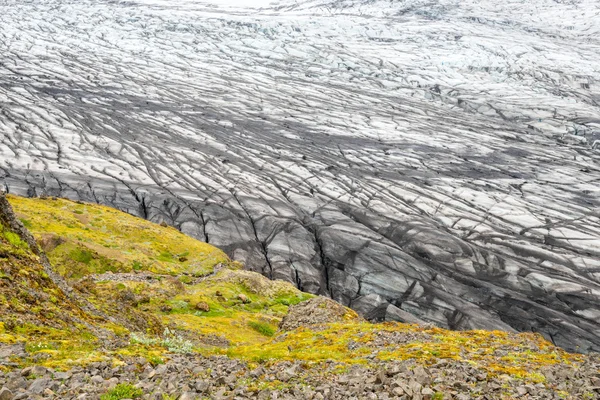 Skaftafell gletsjer, vatnajokull nationaal park, IJsland — Stockfoto
