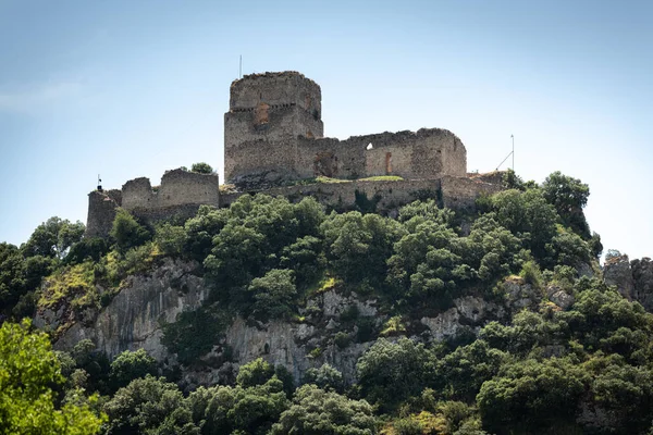 Schloss Von Lanos Dorf Ocio Provinz Alava Spanien — Stockfoto
