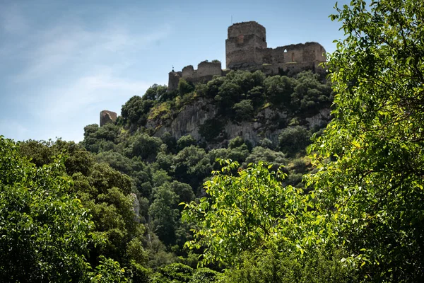 Schloss Von Lanos Dorf Ocio Provinz Alava Spanien — Stockfoto