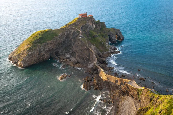 Gaztelugatxe Baskiska Lands Kusten Spanien — Stockfoto